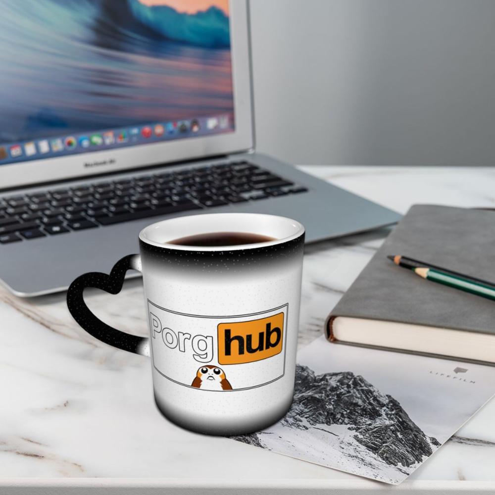 Porg Hub kaffee K tassen glas tassen tazas einstellen einweg Solo Halfter Krapfen Bahre Tee klar doppel Zauberstab glas tasse canecas freunde