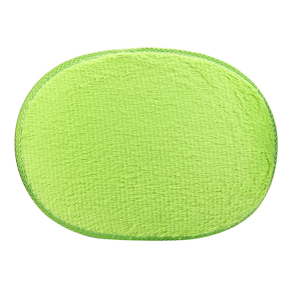 30*40Cm Anti-Skid Pluizige Shaggy Gebied Tapijt Thuis Slaapkamer Badkamer Vloer Deur Mat