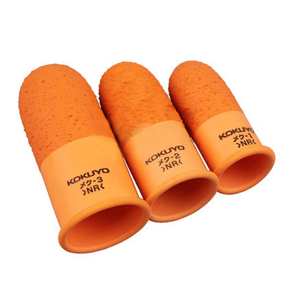 Antislip Vingerhoes Multifunctioneel Tellen Naaien Handgemaakte Vingertoppen Beschermhandschoenen Oranje Vingerbedjes Veiligheidsbenodigdheden