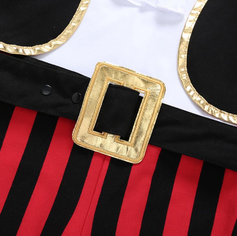 Jongenskleding baby's en jonge kinderen rode piratenkleding pak babyjongen eendelig kledingstuk katoen lange mouwen klim omhoog