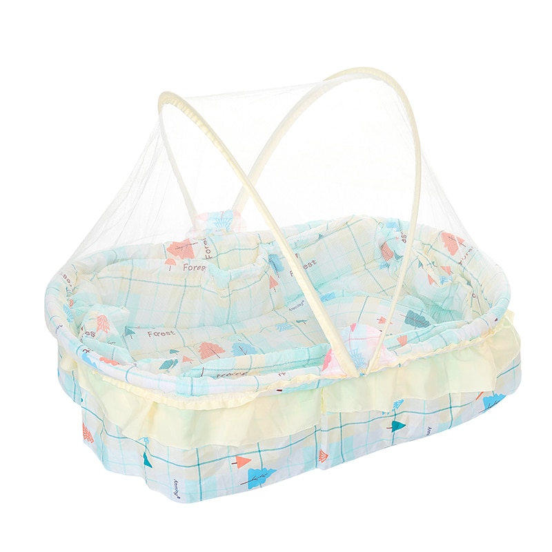 Draagbare Opvouwbare Multifunctionb Muskietennetten Voor Zuigelingen Baby Crib Verrekening Baby Bed Muskietennetten