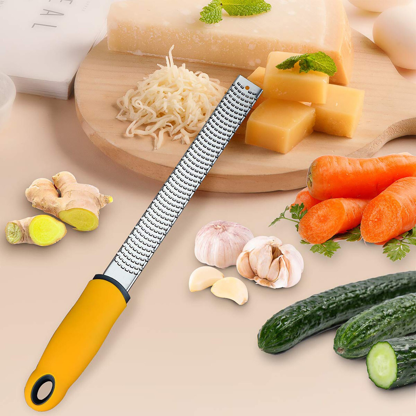Stainless Lemon Cheese Vegetable Zester Grater Peeler Slicer Kitchen Tool Gadgets Fruit Vegetable Chopper Citrus Lemon Zester: Default Title
