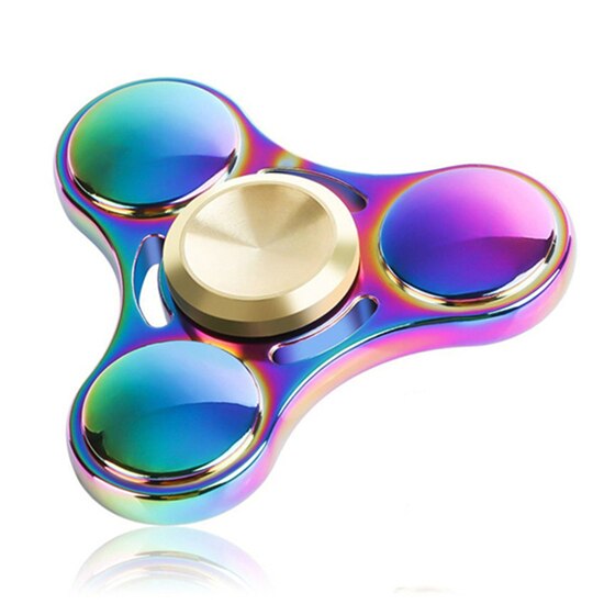 10 Style Rainbow Fidget Spinner Hand Spinner Metal EDC Sensory Decorate Finger Spinner For Autism ADHD Adult Anti Stress Toys: 4