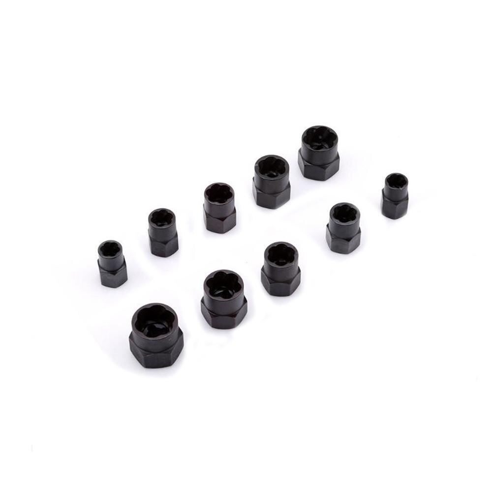 11PCS Nut Removal Tool Car Wheel Nut Socket Install Removal Tool Locking Wheel Nut Remover Damaged Rounded Bolts Nut Extractor