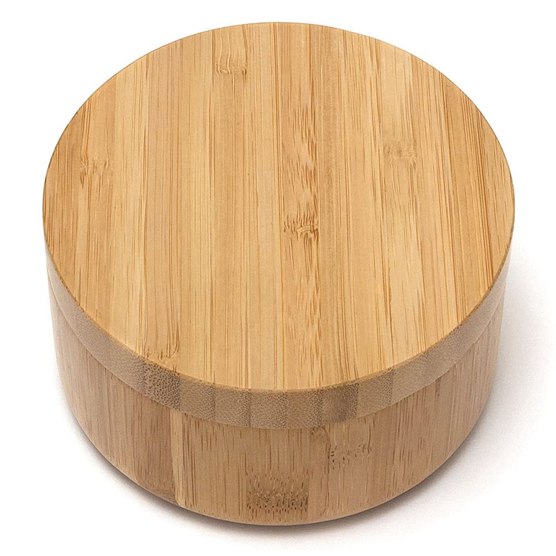 Bamboo Wood Divided Spice Box With Swivel Cover Bamboo Salt And Spice Storage Box Bamboo Salt Keeper