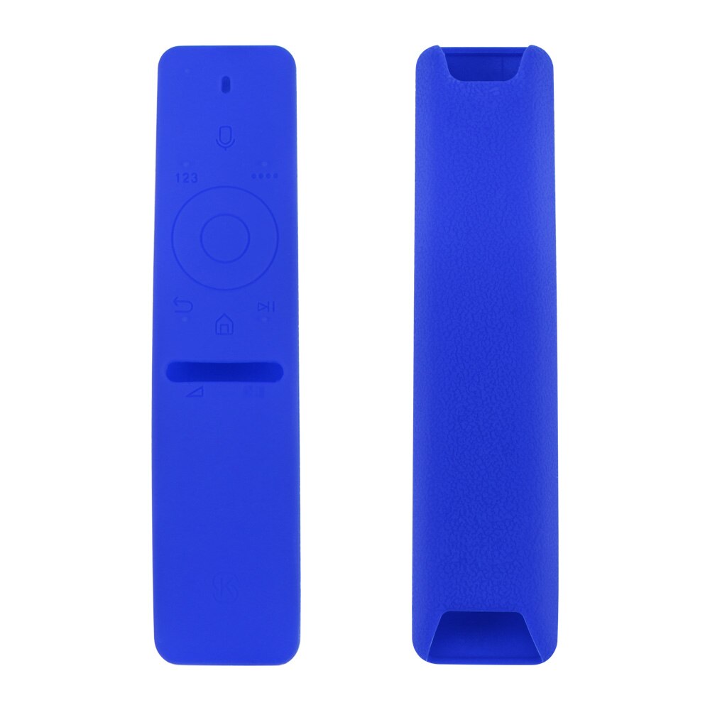 1Pc Grote Knop Smart Tv Afstandsbediening Voor Samsung BN59-01260A BN59-01259B/E/D BN59-01260A Serie Siliconen Tv afstandsbediening: Blauw