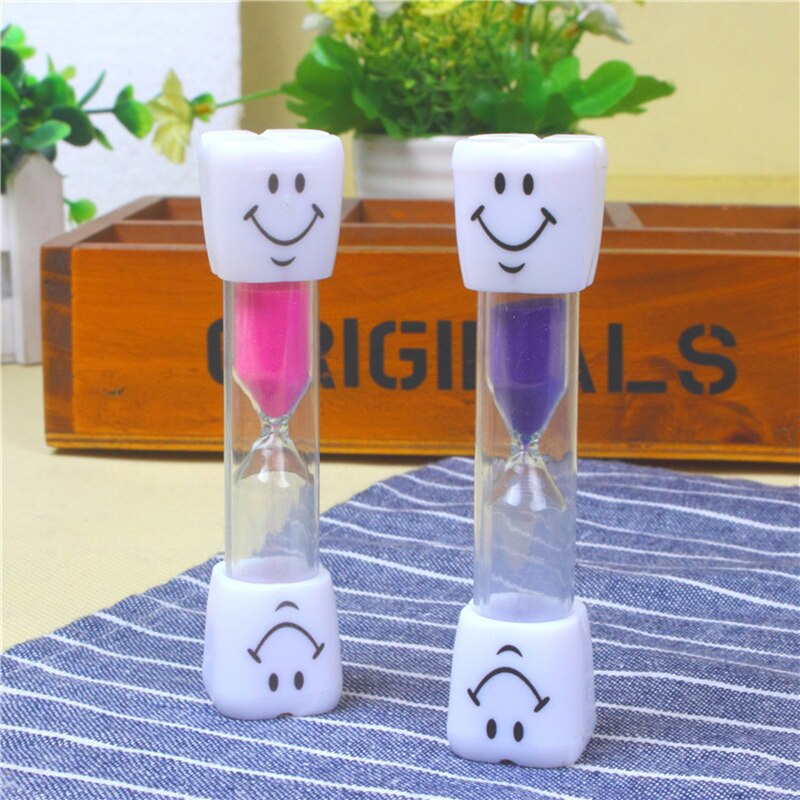 3 Minutes Cartoon Smile Face Hourglass Timer Home Decoration Settings Timing Birthday