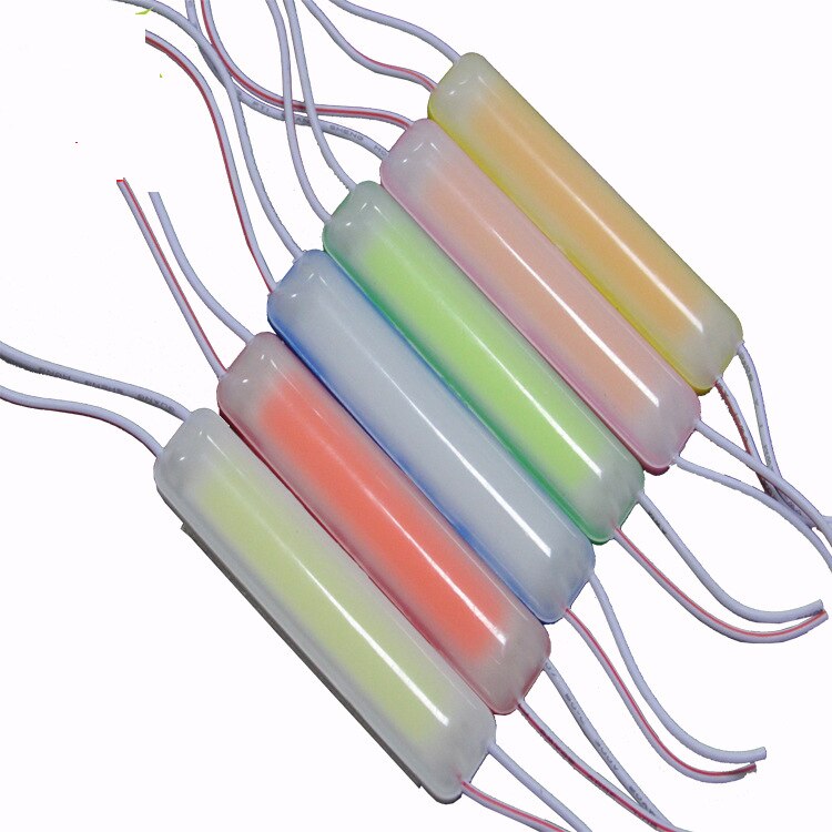 100pcs 2.4w 76x17mm waterproof LED COB Module Moto Truck Commercial Lightbox Backlight Letter Sign LOGO Module light 160 degree