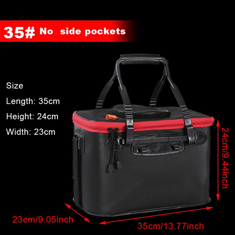 Waterproof Fishing Bag Large Capacity Multifunctional Lure Fishing Tackle Pack Outdoor Live Fishing Bag Fish Box Supplies: 35