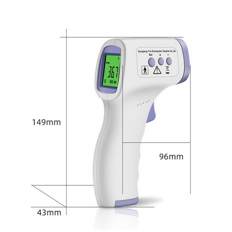 Forehead Thermometer1PC LCD Infrared Thermometer Celsius And Fahrenheit Non-Contact Infrared Thermometer High Precision