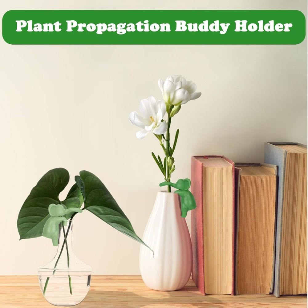 Plant propagation buddy 3d elephant plant holder plast plantestøtter multifunksjonell planteholder
