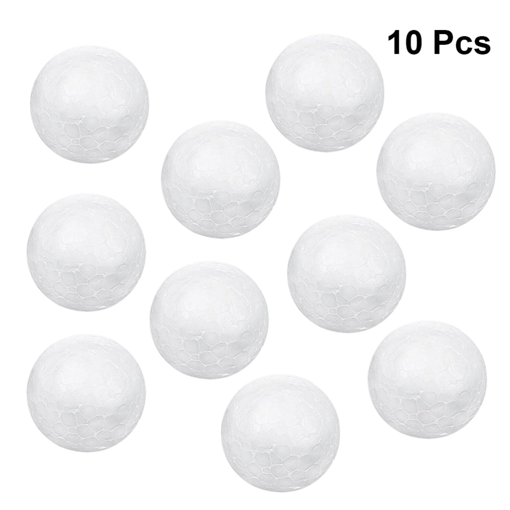 10 Stukken Bal/Wit Ei/Half Star/Fruit/Hart/Ster/Bal/Sneeuwvlok Vormige styrofoam Foam Ornamenten Diy Craft Party Decoratie