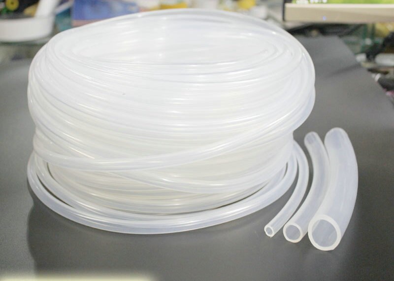 Silicone Hose Silica Gel Tube Pipe Temperature Resistance SGS Food Grade OD 25 - 34mm x ID 15mm - 28mm Transparent