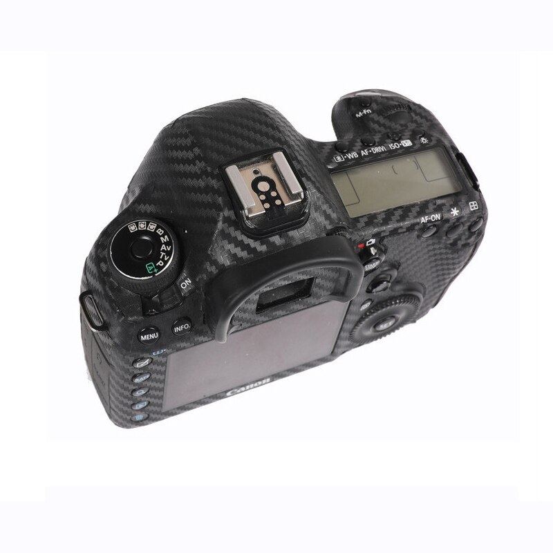 Anti-kras Camera Body Carbon Fiber Film Protector Sticker Skin Voor Canon Eos 5D Markiii Sr 5D3 5DIV 250D 200DII SL3 Kus X10