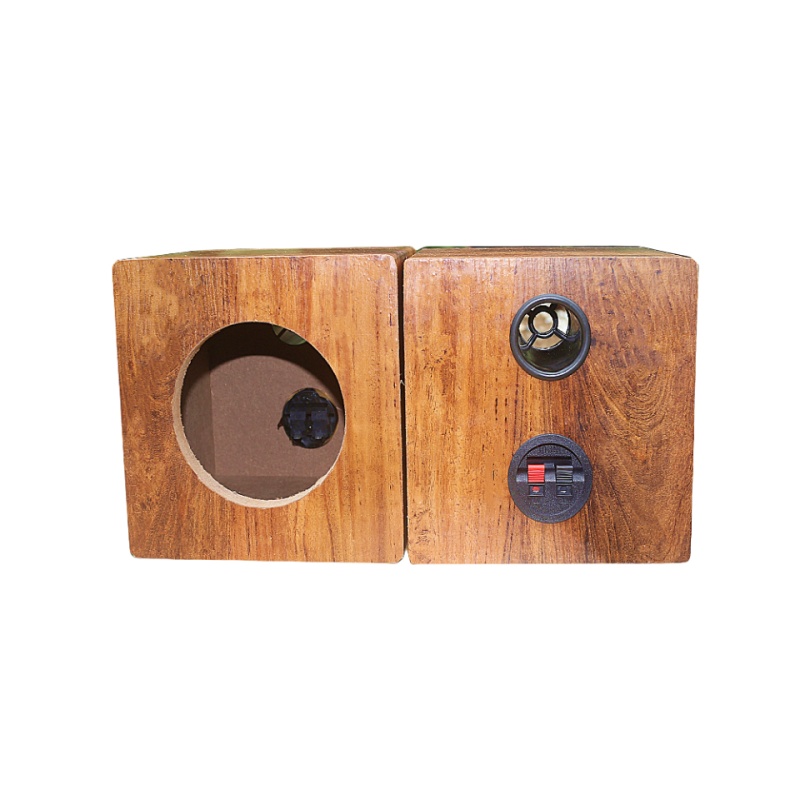 5-inch/6-inch/6.5-inch Speaker Empty Box,Passive Subwoofer Box, DIY Car/Home Woofer Box,2Piece Bass Sound Box,Woofer Housing