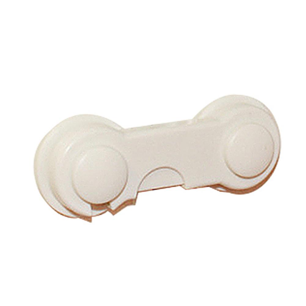1pc Plastic Cabinet Lock Security Drawer Latches child protection Children's Refrigerator Safety Limit Lock: White