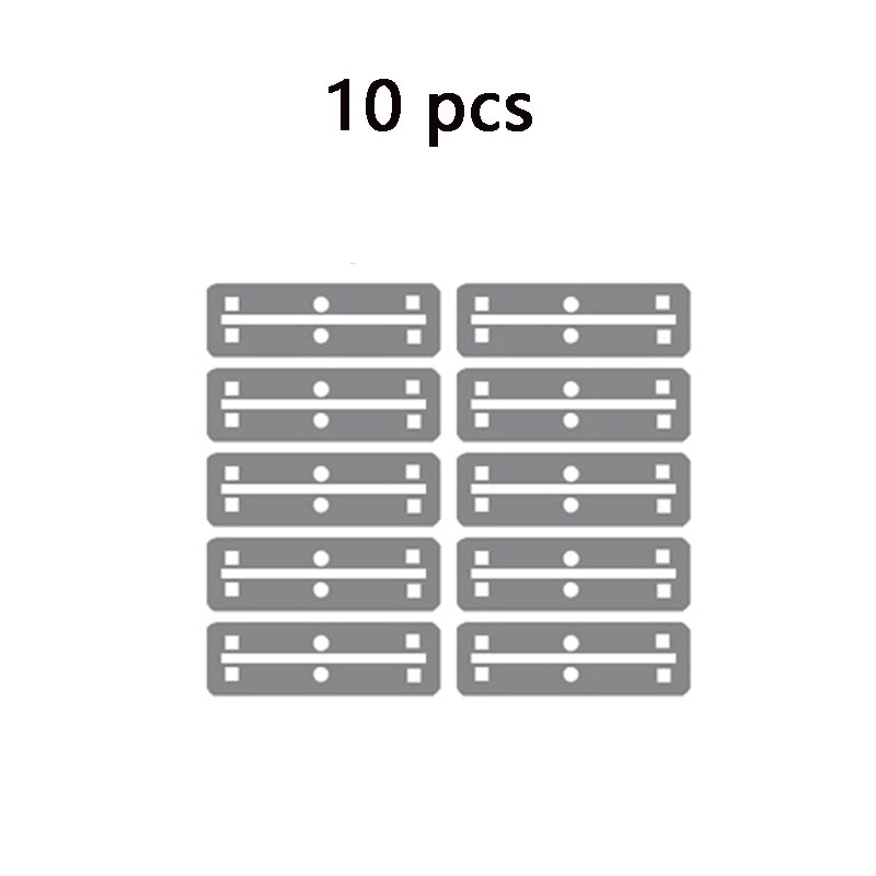 Aquarium cleaning tool set multi-functional flat sand algae removal stainless steel blade glass fish tank algae remover: Blade 10 pcs