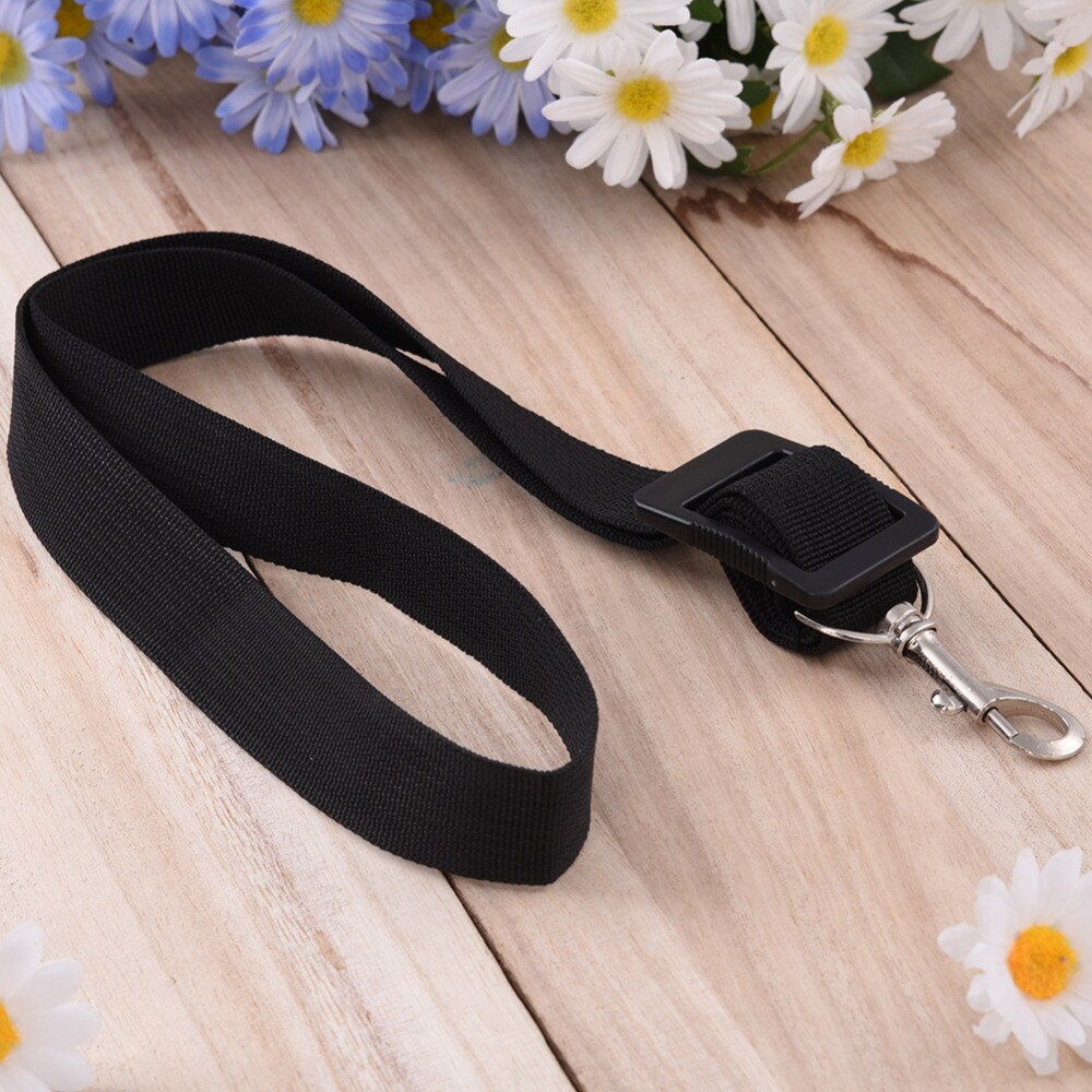 Saxophone Sax Neck Strap Nylon Strap Adjustable Length with Snap Hook Black Style Musical Instrument Necessary Accessories
