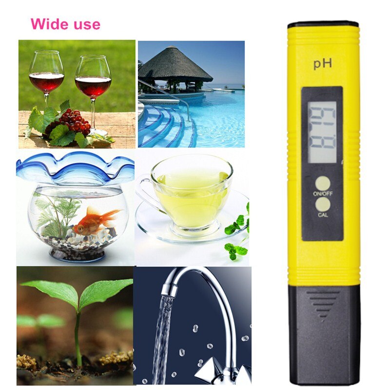 LCD Digital PH Meter Accuracy 0.01 PH Tester Aquarium Pool Water Measure Wine Urine Automatic Calibration