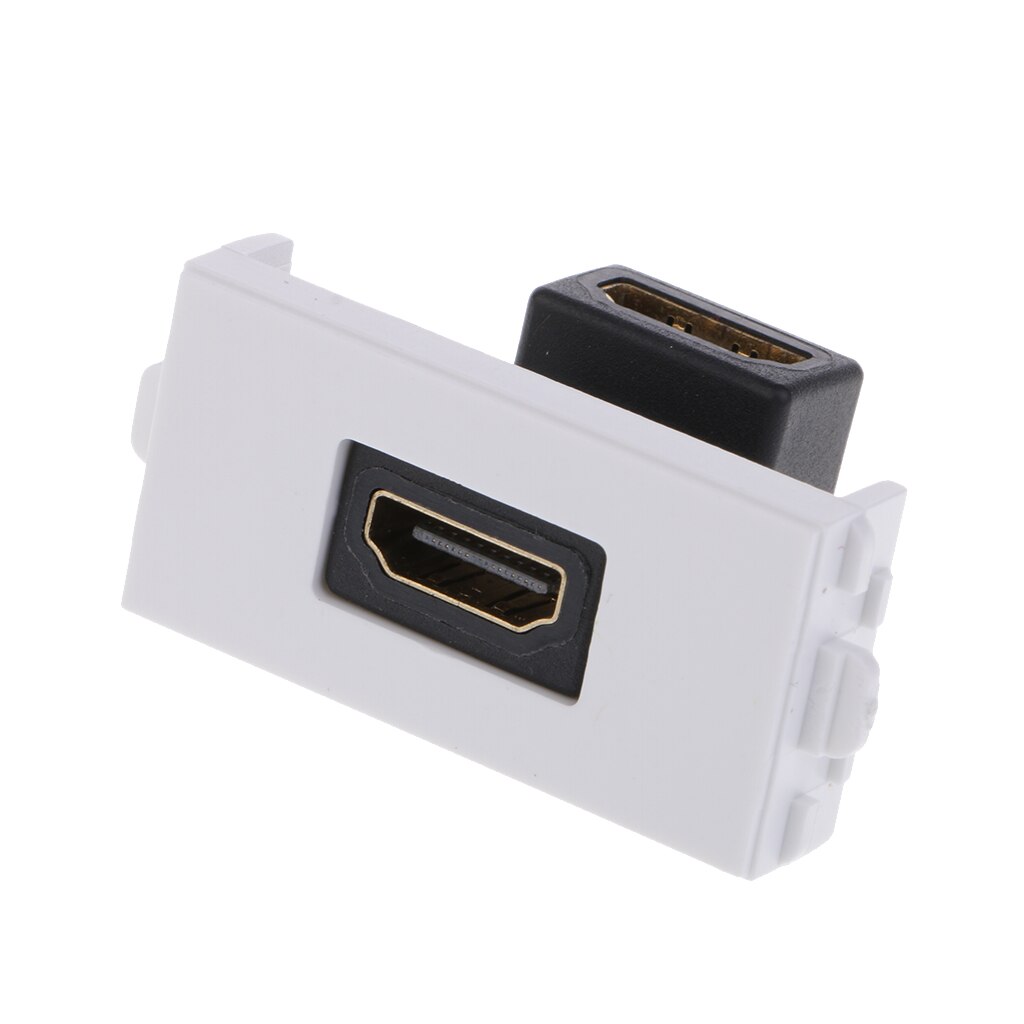 Electric HDMI Wall Socket Module Modular Dock Station Receptacle Direct Plug