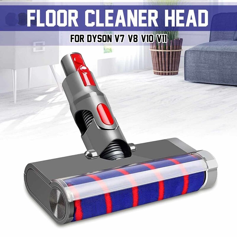 Elektrisk mopp for dyson støvsuger  v7 v8 v10 v11 fluffy myk rullebørstehode erstatning elektrisk mopphode tilbehør