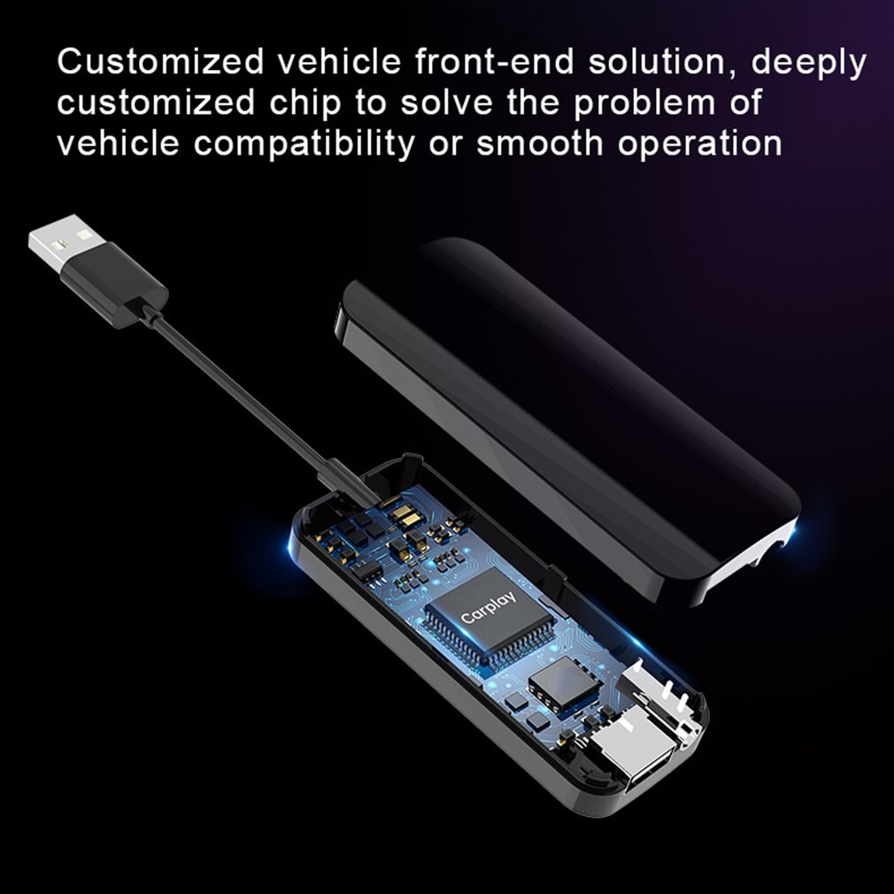 Smart Link USB Dongle For CarPlay Android & IOS Wired Carplay Dongle Android Car Dongle Portable Wired Carplay Dongle