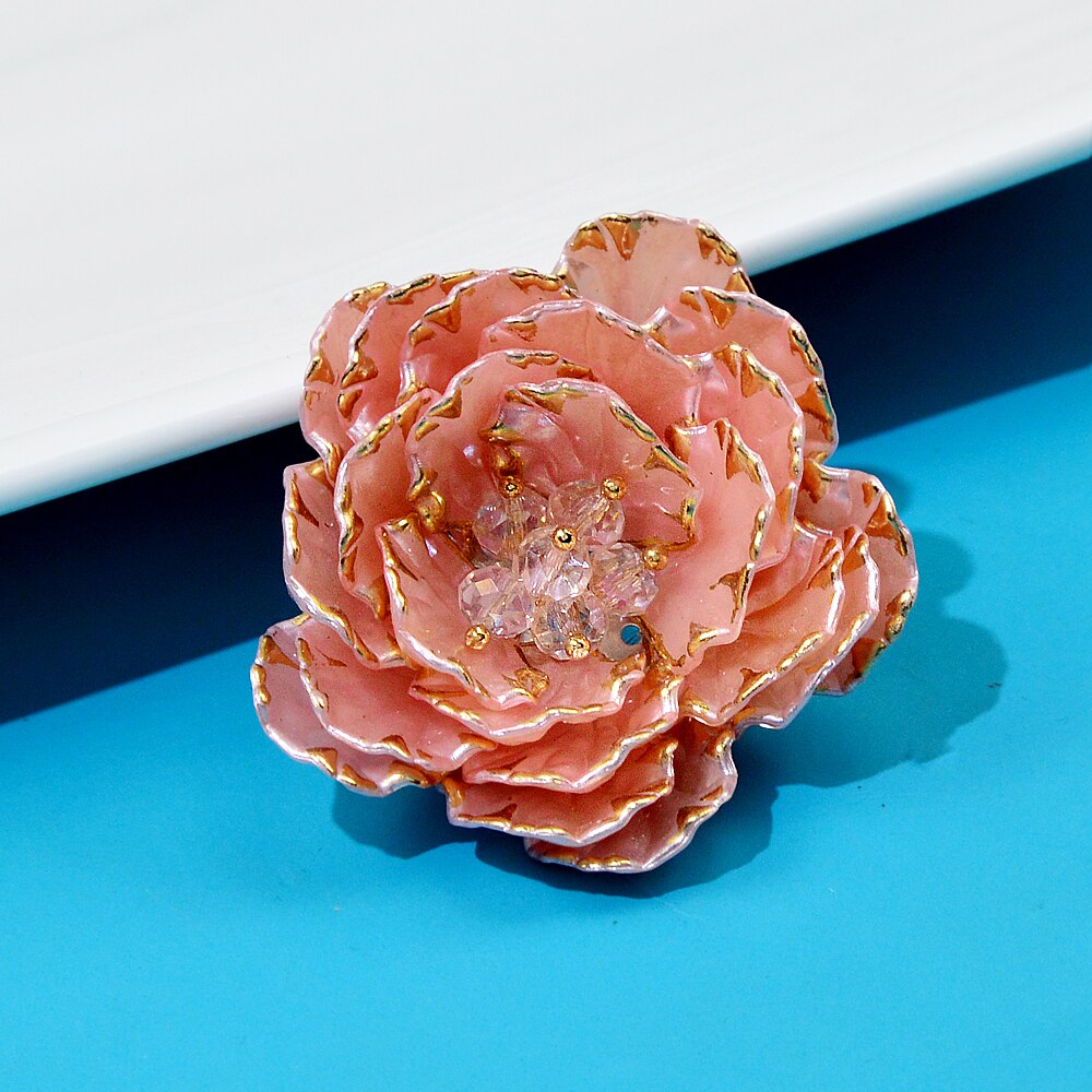 CINDY XIANG – broche de Bouquet de fleurs en résine, broche de Bouquet
