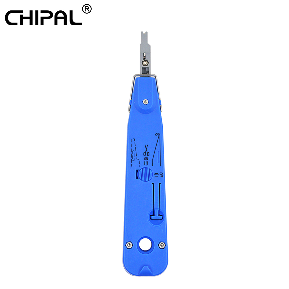 CHIPAL KRONE lsa-plus outil de poinçonnage avec capteur pour téléphone télécom RJ11 Ethernet LAN réseau Cat5 RJ45 tableau de connexions testeur de câble