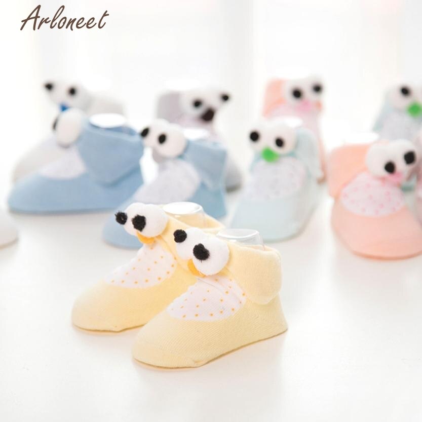 Chaussettes en coton pour bébés garçons et filles | 2 paires de chaussettes mignonnes à la , bébés garçons et filles, -né enfants