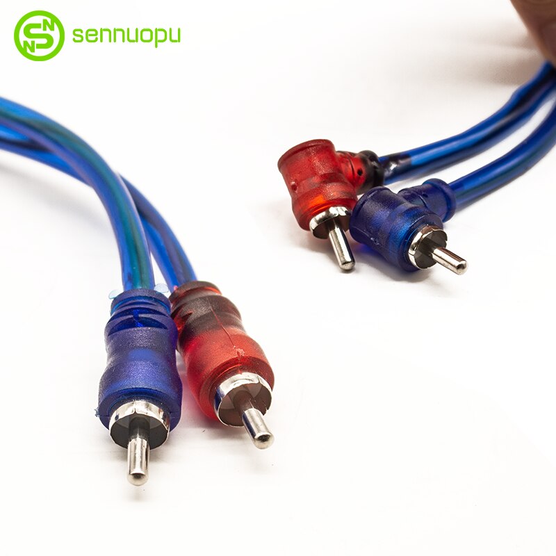 Câble audio de voiture 4.5m câble audio RCA amplificateur de subwoofer de voiture fil spécial