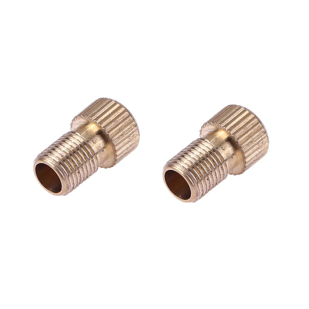 1/2/5/10pcs Bicycle Pump Tire Valve Adapter Convert Tire Presta To Schrader Lightweight Bike Air Valve Adaptor Wheels Nozzle: 2Pcs