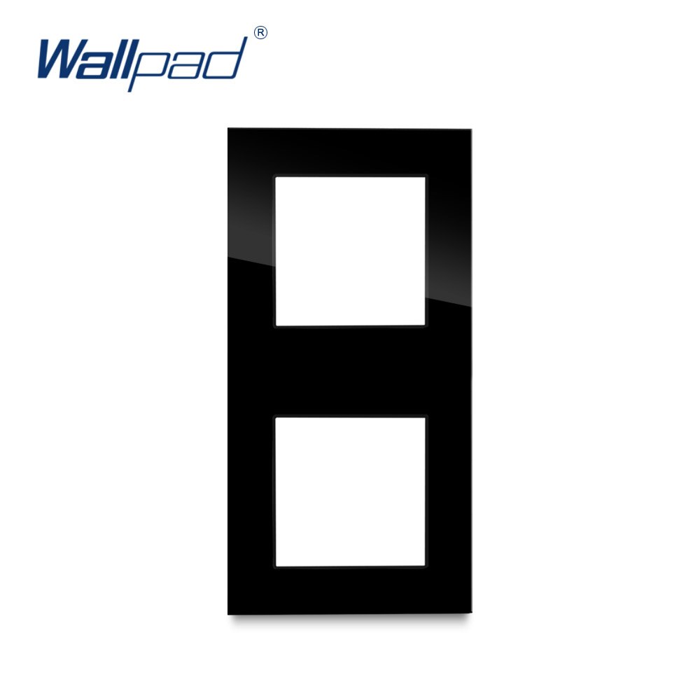 Wallpad Luxury Tempered Glass Panel Frame White Hotel Panel Vertical Frame 1 2 3 4 5 Frames Panel Only
