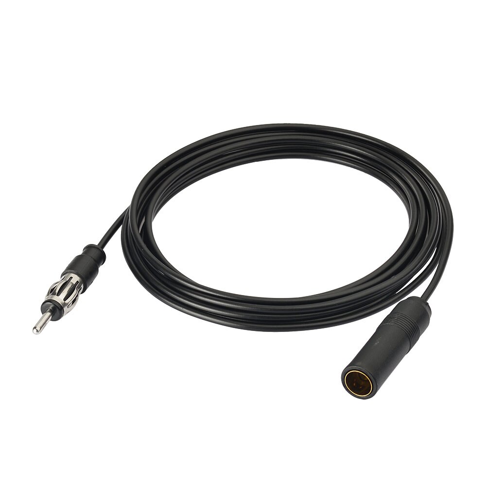 Superbat Car Radio Extension Cable 3m DIN Male Connector for for Vehicle Truck Car Stereo Head Unit CD Media Receiver Player