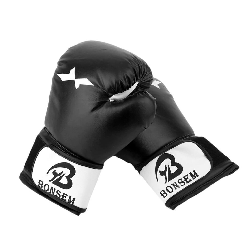 Brasilianske muay thai pu læder boksehandsker kvinder mænd mma gym træning tilskud boksehandsker