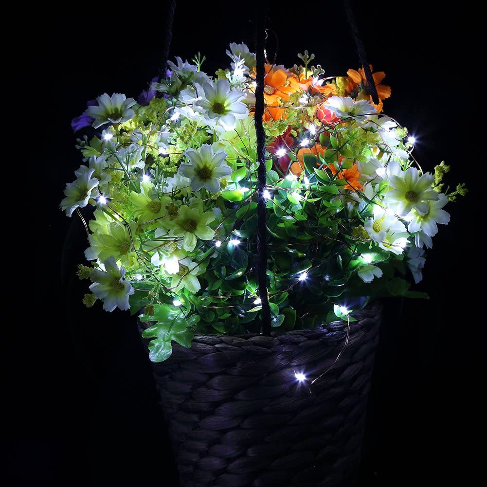 1M 2M Lichterkette Schnur CR2032 Batterie Mini DIY drinnen Zimmer Dekor Licht Hochzeit Weihnachten Lichter Girlande LED dekoration
