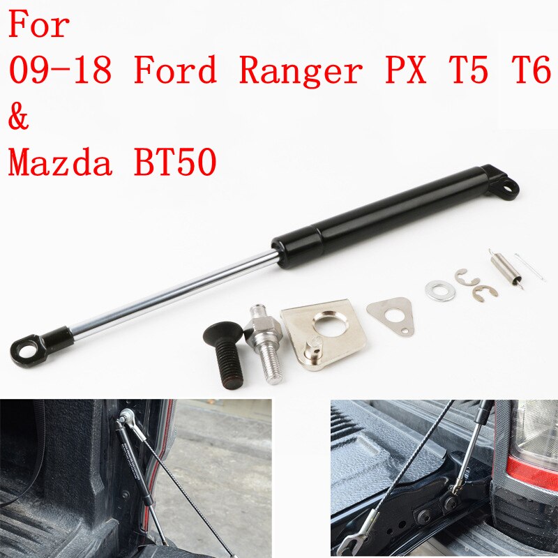 til 09-19 Ford ranger px  t5 t6 mazda  bt50 bak bakluke bagasjerom bremse støtdemper støtdempere gass hydraulisk stang løftestøtte