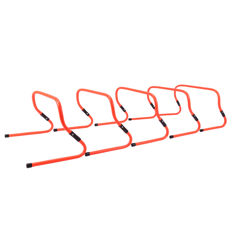 Hindertrening fotballhekk smidighet utendørs justerbar høyde utstyr fotballstall lagøvelse stigestativ