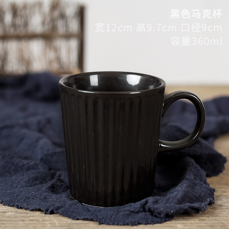 Tasse à café en céramique japonaise, faite à la main, rétro européen, verte, blanche, littéraire, Simple, de , ensemble de tasses Vintage en poterie: Mug 7