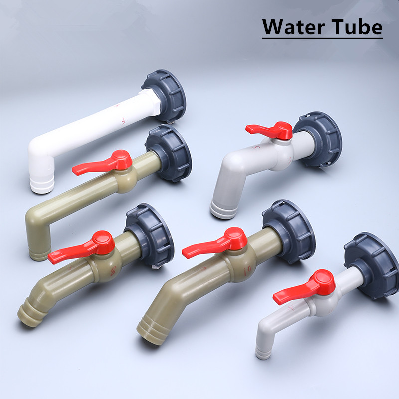 IBC-Tankadapter, Wasserwürfel, Ventilanschlüsse, Gartenbewässerungsstecker, einfach zu verwendende Schlauchschalter-Wasserhähne.