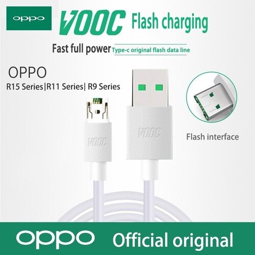 VOOC Flash Fast Charging Micro usb / Type-c Cable Original 5V 4A Fast Charging for OPPO R11 R11s R9s R7s R15 A5s A3s R17 k5