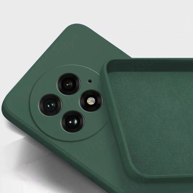 Para Oneplus 13 funda Oneplus 13 13R 12 12R 11 funda Coque Fundas Original silicona líquida suave TPU parachoques trasero para teléfono Oneplus 13