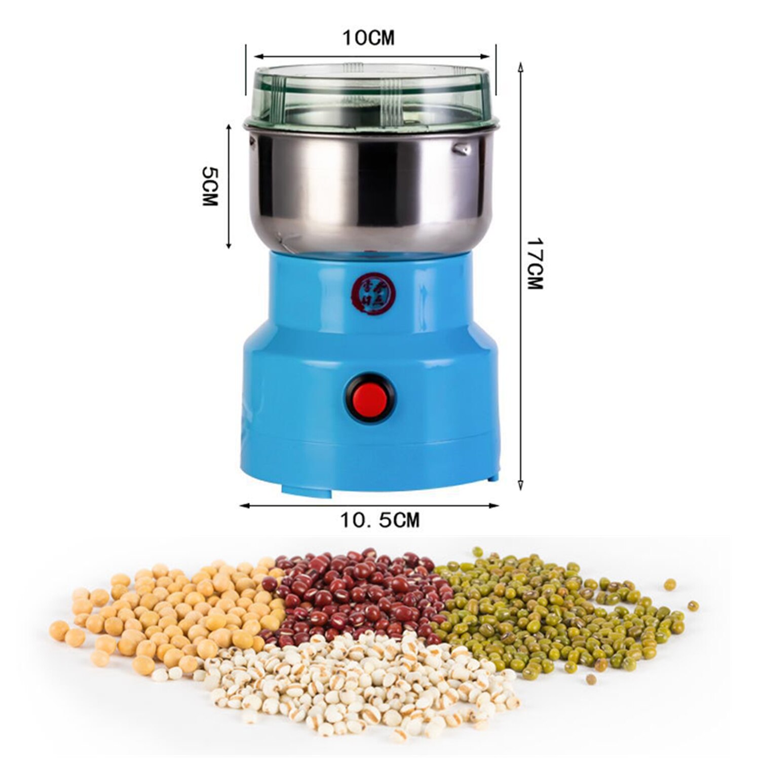 Behogar Electric Multifunction Smash Machine Coffee Grinder Pepper Spice Mill Pepper Spice Grinding Kitchen Tools EU/US/UK Plug