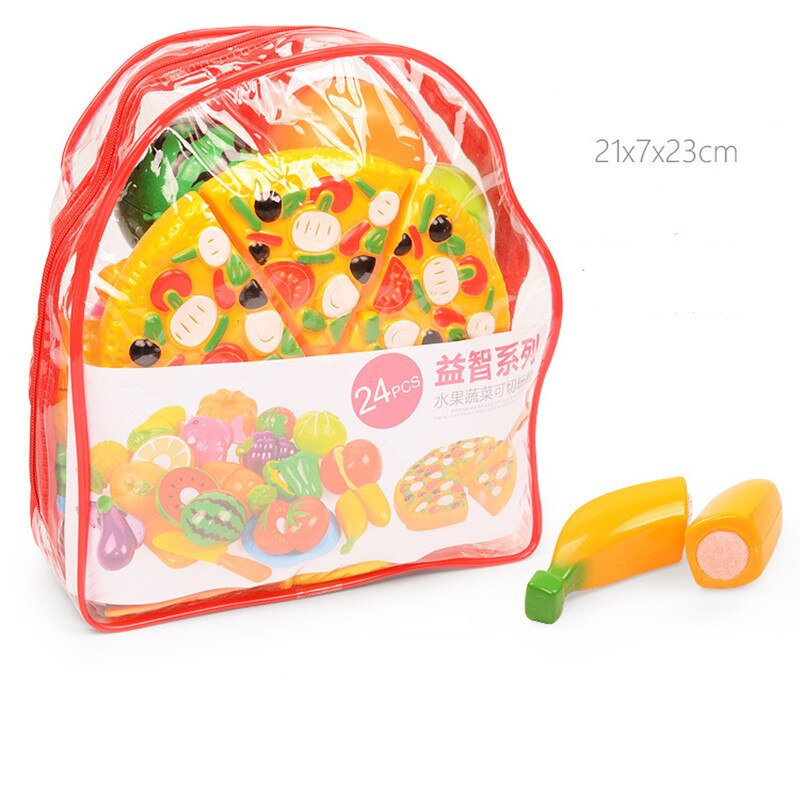 children kitchen toys Plastic fruits and vegetables toys cutting veget fruit toy Pretend Play food pizza kitchen kids toys