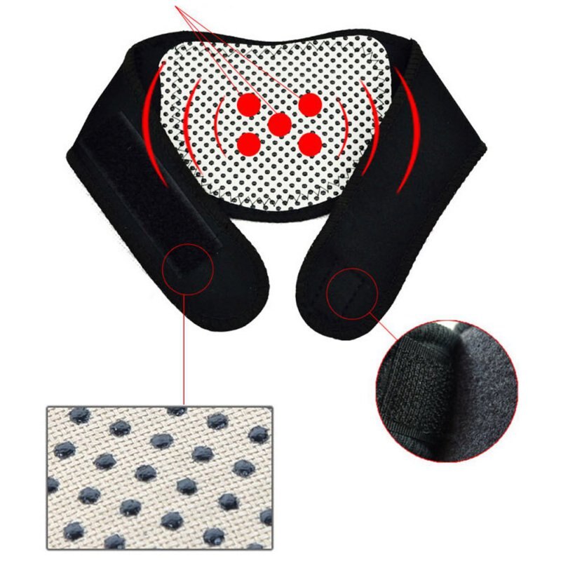 Magnetische Therapie Nek Massager Halswervel Bescherming Spontane Verwarming Belt Body Massager Hals