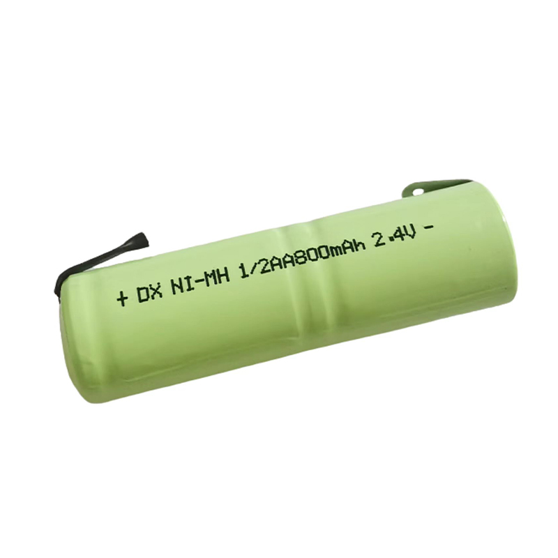 Nowy akumulator 1/2AA 800mAh 2.4V NI-MH 1/2 AA z zakładkami spawalniczymi do golarki HK688 HK288 FS326 Golarka Brzytwa Szczoteczka do zębów DIY: Złota
