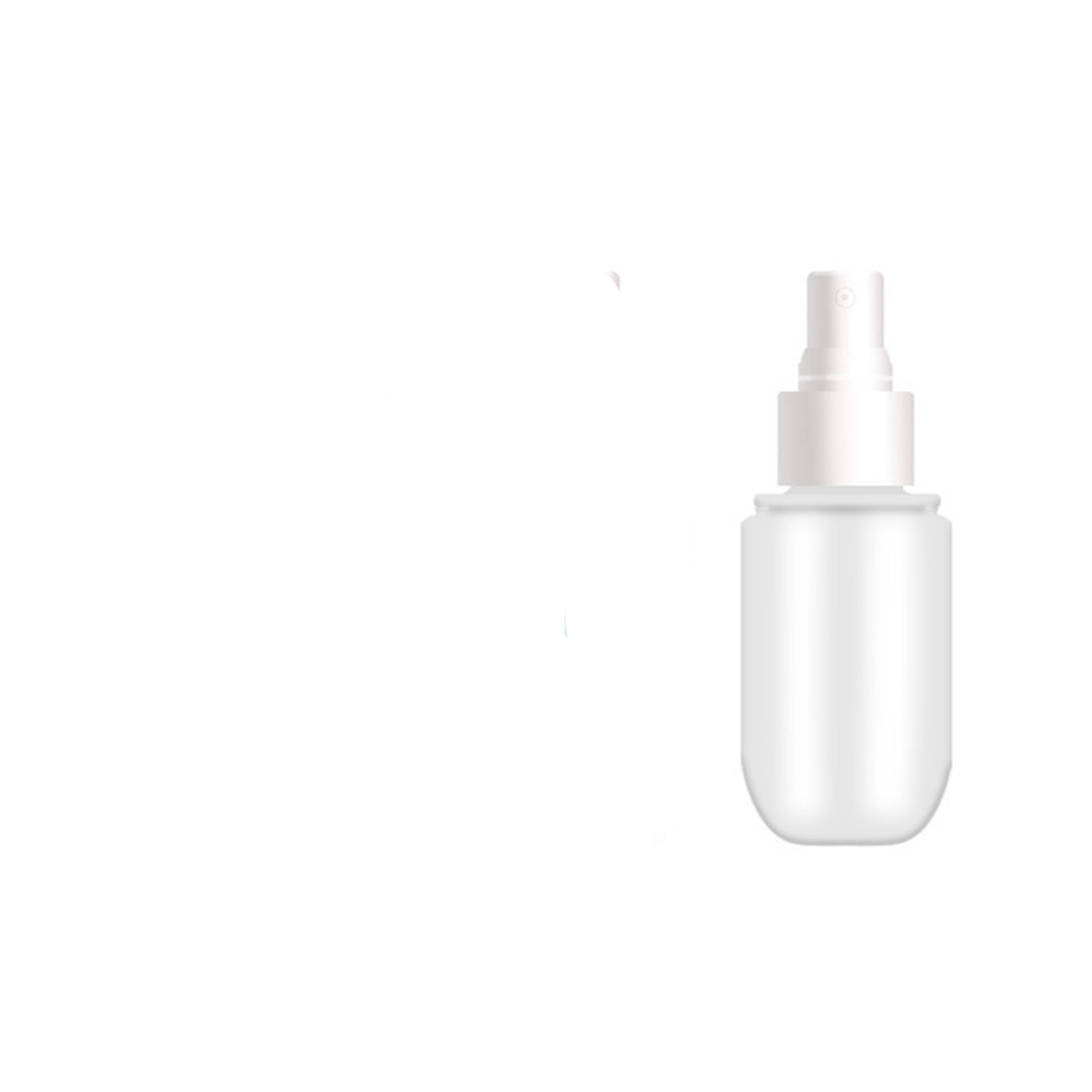 1pc 60ml rejse tom sprayflaske 3 farve plastik forstøver lille mini tom spray genopfyldelig flaske kosmetisk gennemsigtig: Hvid