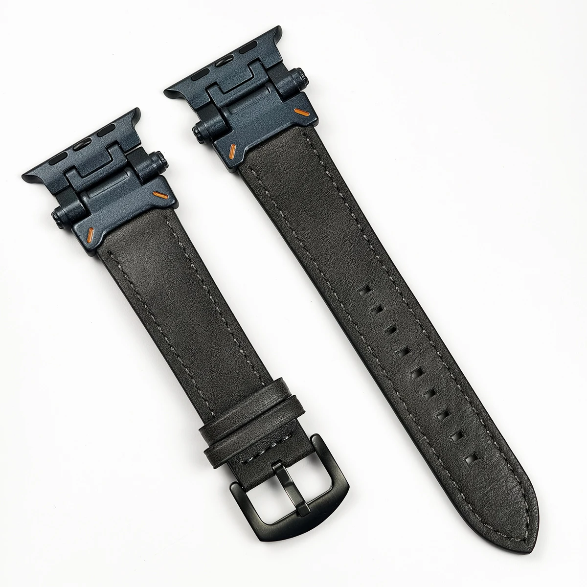 Lederen band voor Apple Watch Ultra 2 Band 49 mm 3 2 1 42 mm Armband voor Iwatch Series 10 46 mm 9 8 7 6 SE 5 44 mm 45 mm horlogeband: Red black / 16mm