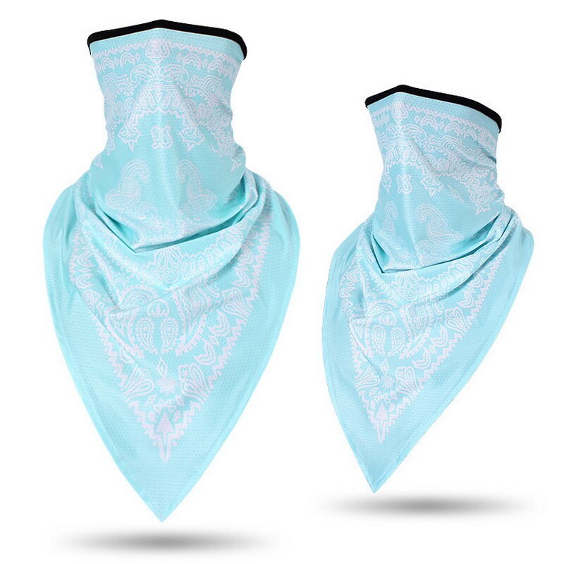 Unisex Windproof Thin Wrap Scarf Men Women Face Scarf Bandana Ear Loops Face Balaclava Neck Gaiters Digital Printed: 13-1pc