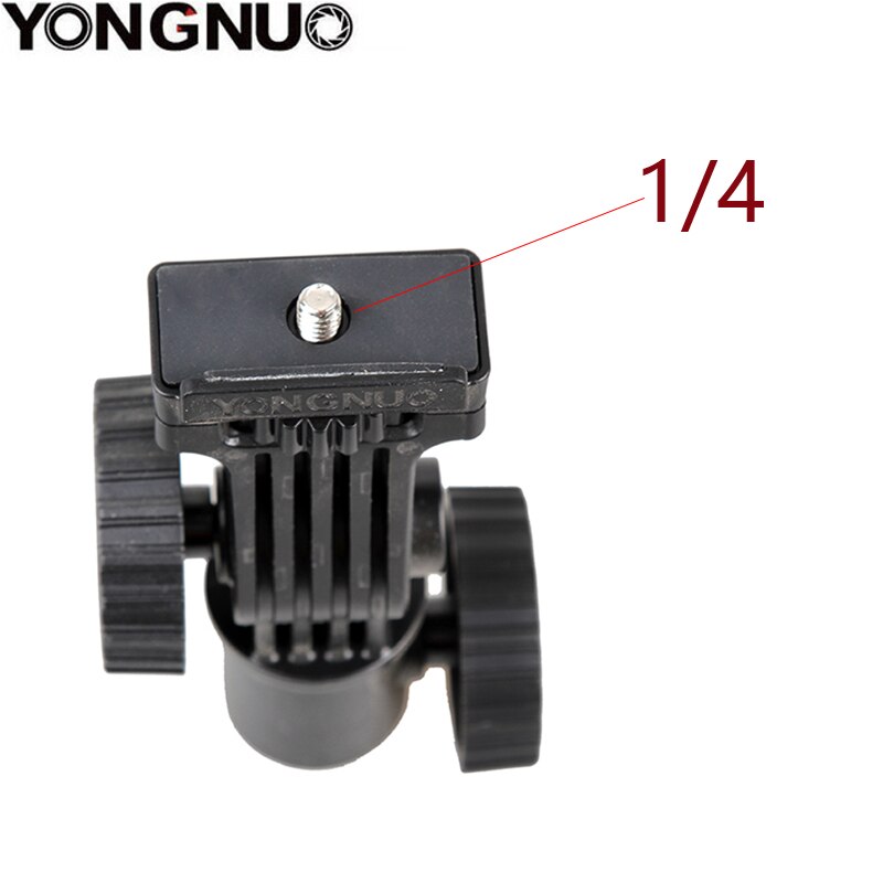 Yongnuo led lys monterings beslag sko mount lys stativ beslag drejelig til skærm led  yn300 iii  yn600l ii  yn608