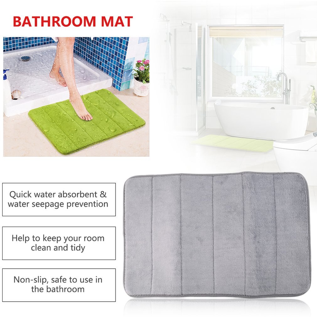 Hem praktiskt halkskydd matta badrum halkfria mattor memory foam matta dusch matta för badrum kök